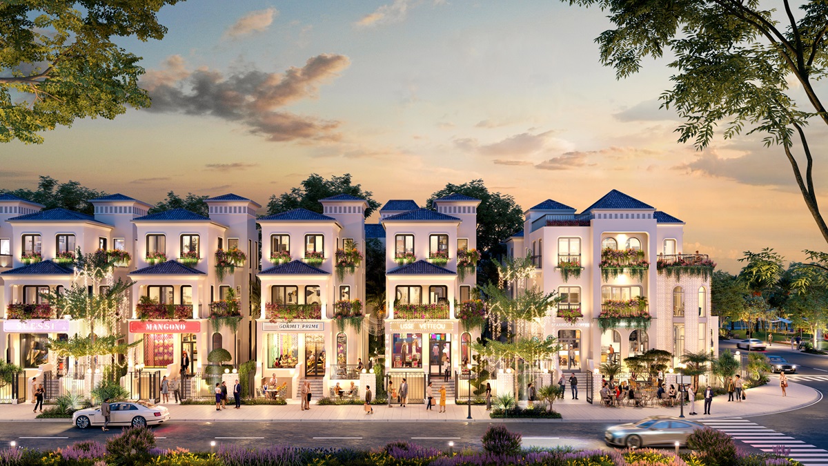 Phối cảnh tổng quan biệt thự GIA22 tại Ciputra